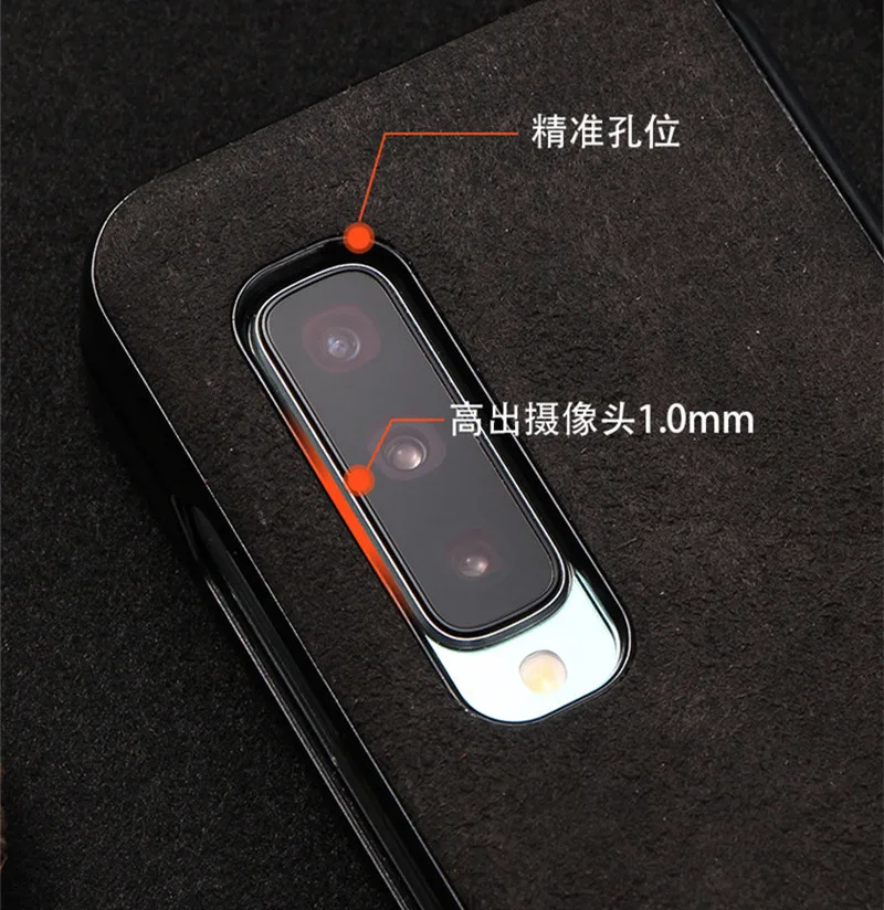 Роскошный чехол для телефона из натуральной кожи в стиле ретро Samsung Galaxy Z Fold3