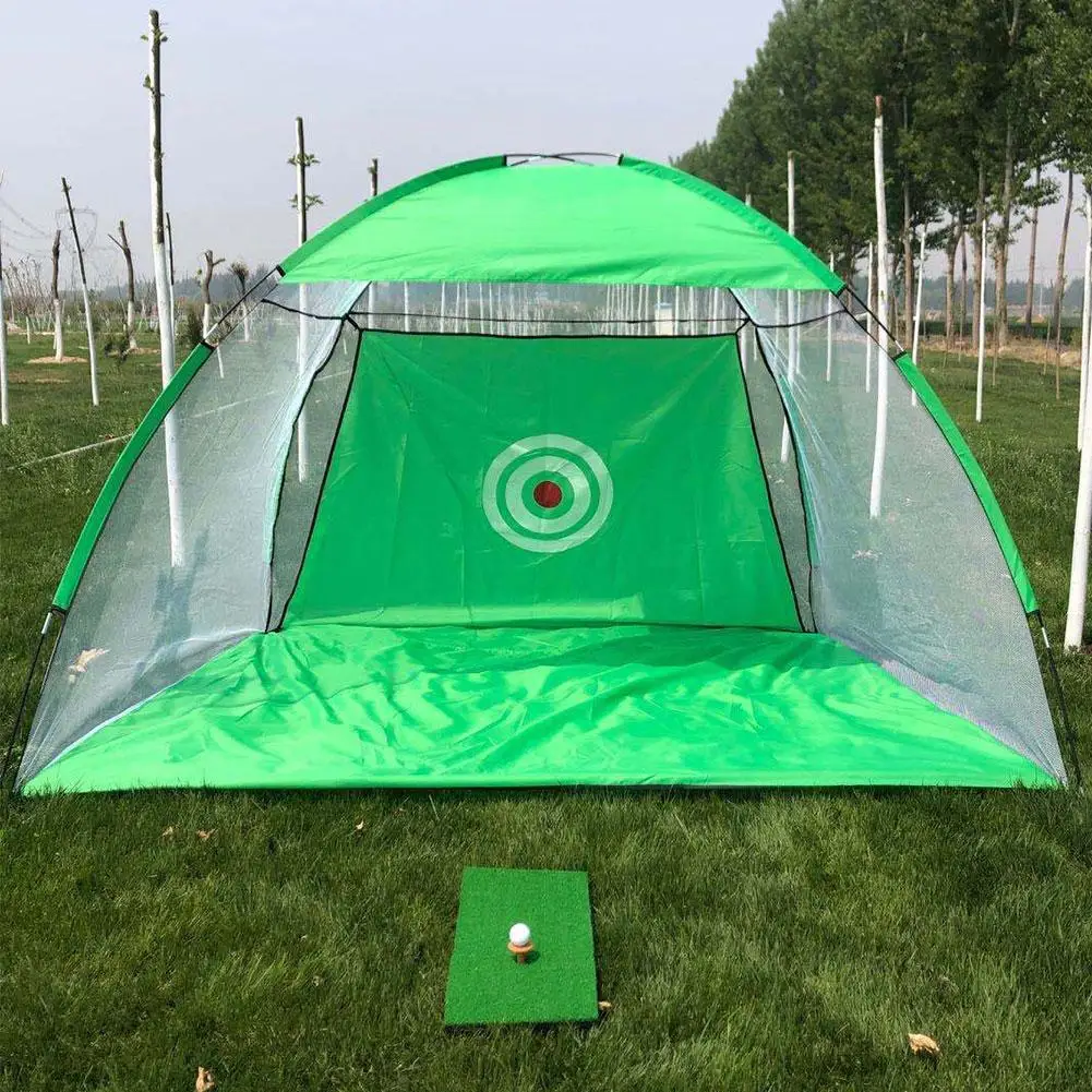 Fiyat 1M/2M Golf Kafes Uygulama Net Eğitim Kapalı Açık Spor Golf Egzersiz Ekipmanları Bahçe Eğitmen Taşınabilir Golf Eğitim çadırı