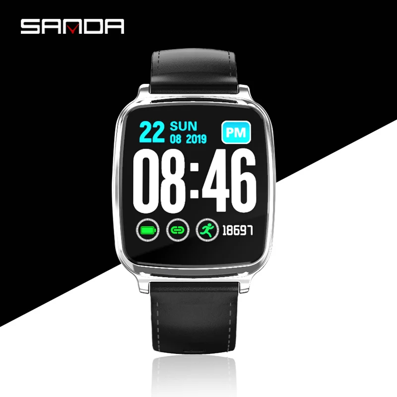 Smart Watch For Women Men SANDA Sports Heart Rate Tracker Monitor Blood Pressure Android iOS Bracelet Phone Wristband | Электроника