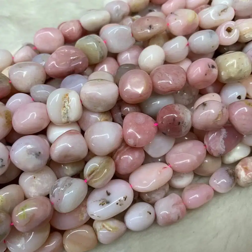Бусины Из розового опала свободного покроя 8 10 мм прядь 15 дюймов|beads natural|loose beadsstone