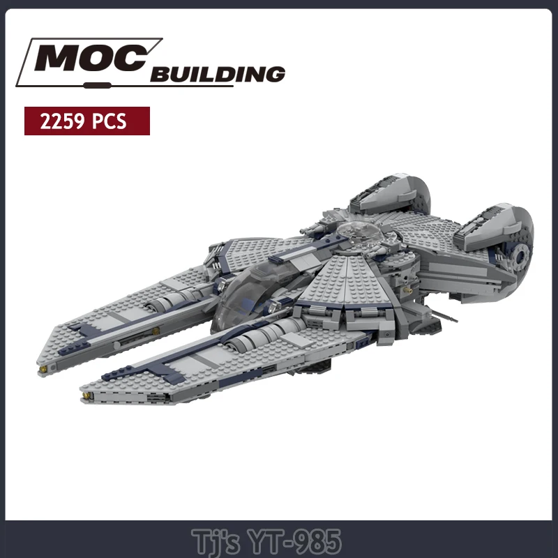 Новые Строительные блоки космических войн Tj YT-985 модель MOC конструктор сделай сам