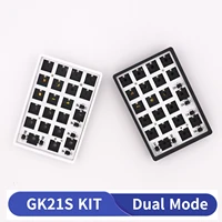 keypro gk21s rgb 21keys hotswap pcb plastic case mechanical keyboard numpad wired and bluetooth double mode diy kit