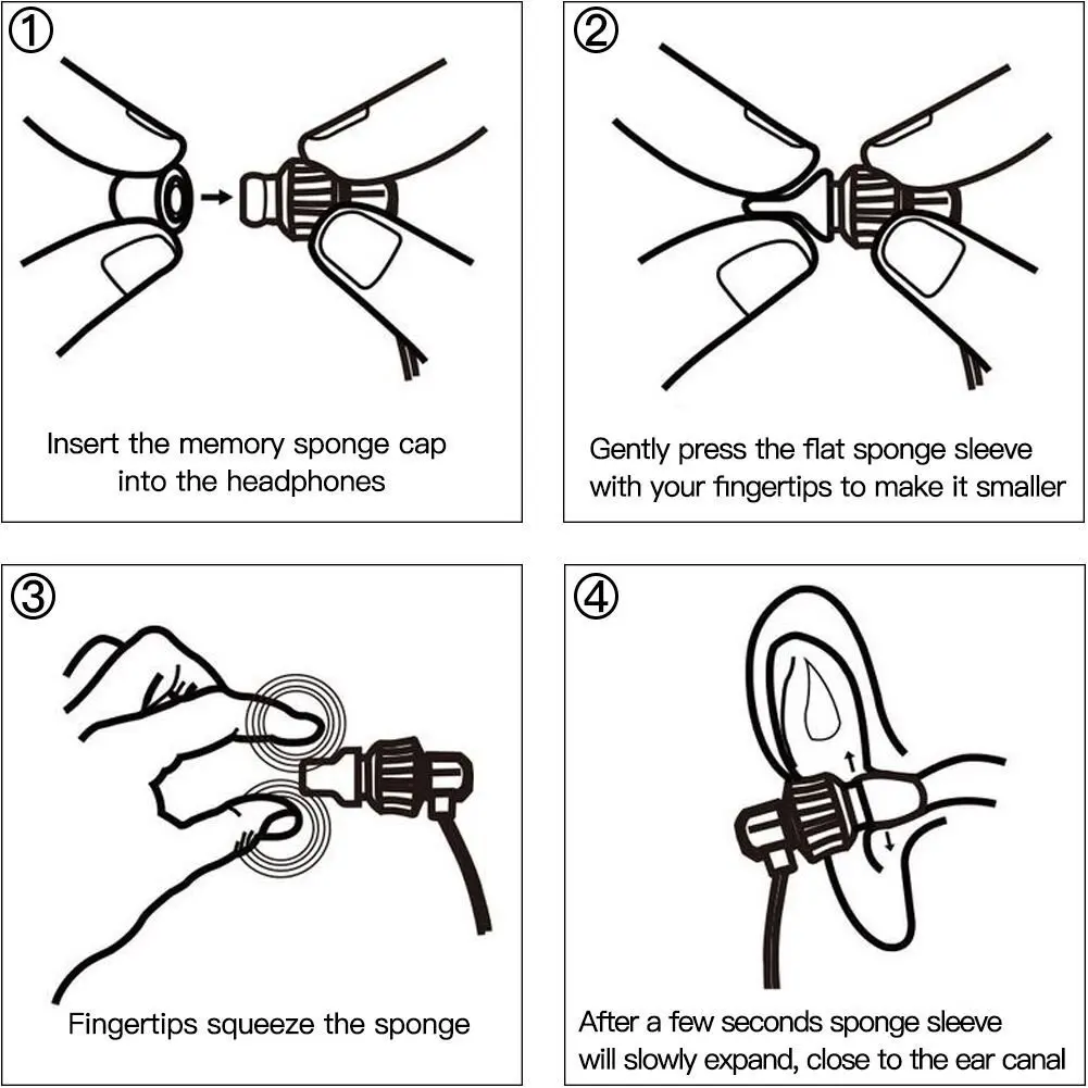 Новинка 2019 6 пар сменные поролоновые наушники Наконечники для наушников с пеной
