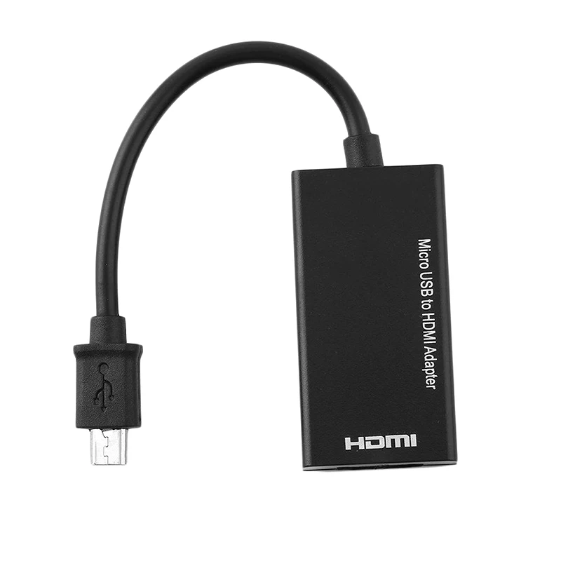 Микро USB 2 0 к HDMI совместимый HD TV адаптер кабель для сотового телефона|Кабели HDMI| |