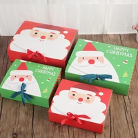 5pcs christmas eve gift box candy wrapping favour present food boxes party decor