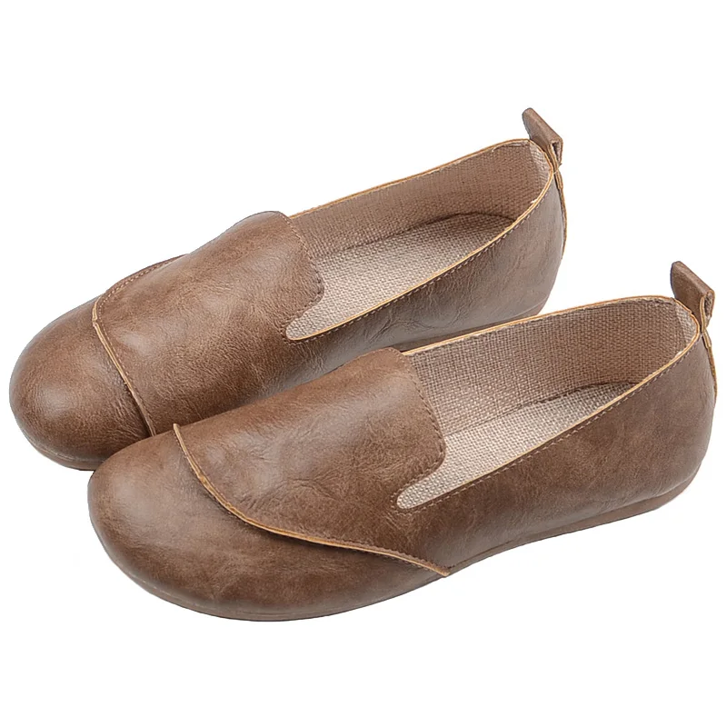 Туфли женские в ретро стиле Mori оригинальная литературная обувь ручной работы