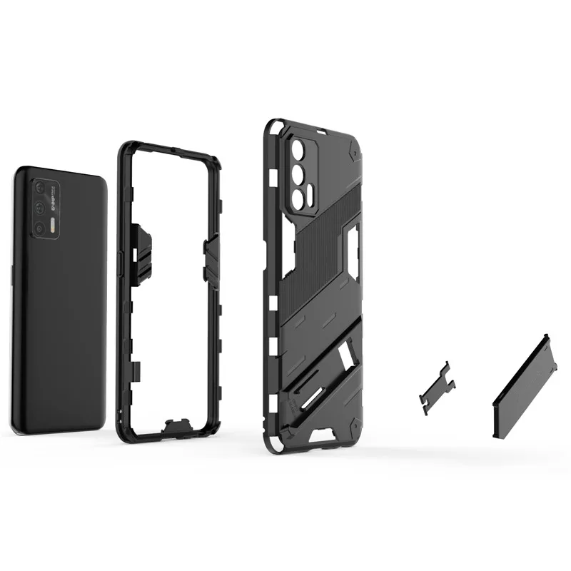 for realme gt 5g case for realme gt 5g cover shockproof silicone armor pc stand full protective phone bumper for realme gt 5g free global shipping