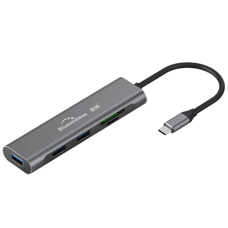 9 в 1 type C док-станция для ноутбука USB 3,0 HDMI TF LAN PD usb-хаб для Macbook huawei XiaoMi DELL Surface lenovo Dock