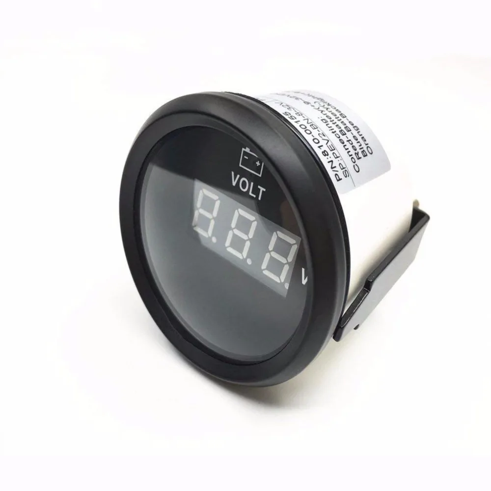 Универсальный Водонепроницаемый 2 &quotЦифровой вольтметр 8-32 в с красной