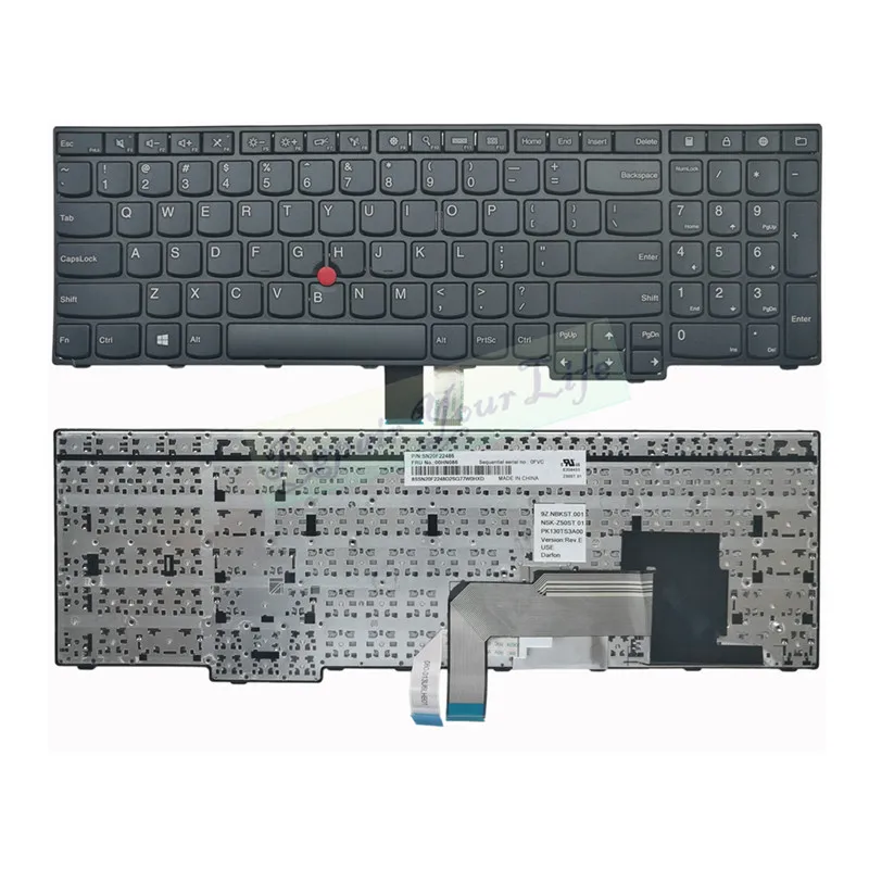 Клавиатура для ноутбука lenovo E550 E550C E555 E560 E565 9Z.NBKST.001 черный кабель 01