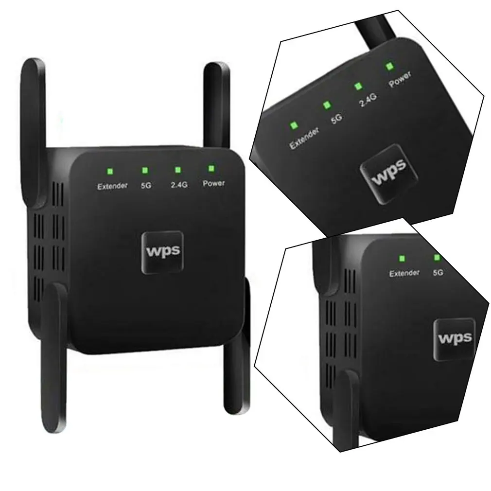 5ghz 1200mbps wireless wifi repeater router long range extender superior omnidirectional wireless range signal booster free global shipping
