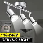 Современный потолочный светильник с 3 головками GU10, Купольные ночники с несколькими стержнями, лампа-ЛОФТ, домашний декор, светильник с держателем, 100-240 В