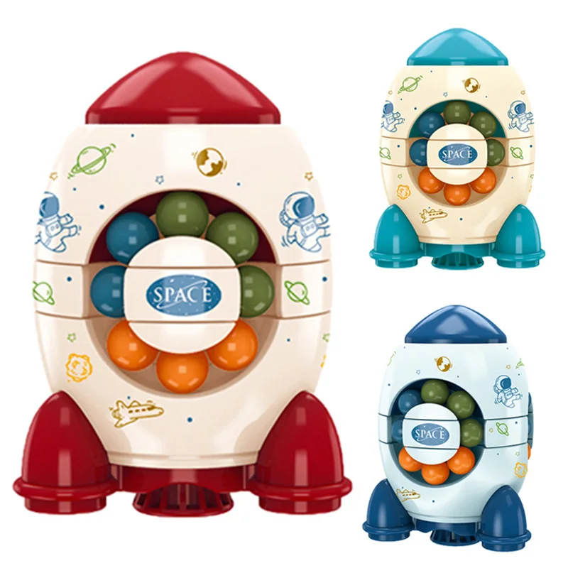 

Новинка, вращающийся Спиннер-ракета, игрушки для детей, антистресс, волшебные бобы, головоломки для снятия стресса, игрушки, Детский образов...