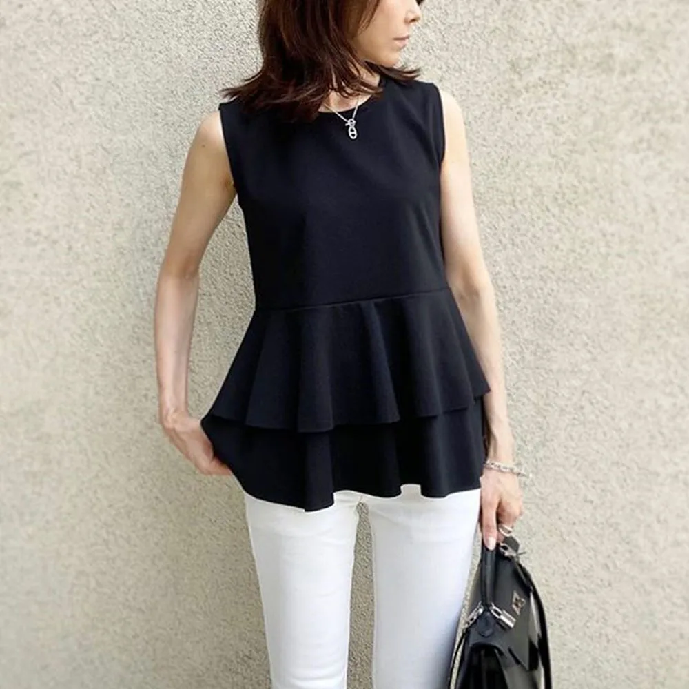 

Women Blouse Summer Sleeve Female Tops O Neck Chiffon Blusa Female Patchwork Shirt 2021 Hot Wear