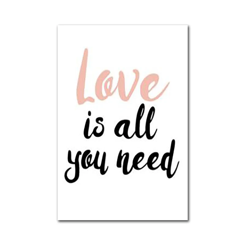 

Home Decor Painting Pink Love Geometric Marble Abstract Art Simple Poster Canvas Painting Decoration For Living Room BedroomWall