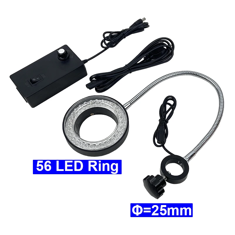 Промышленный микроскоп камера 56 светодиодный регулируемый источник яркости