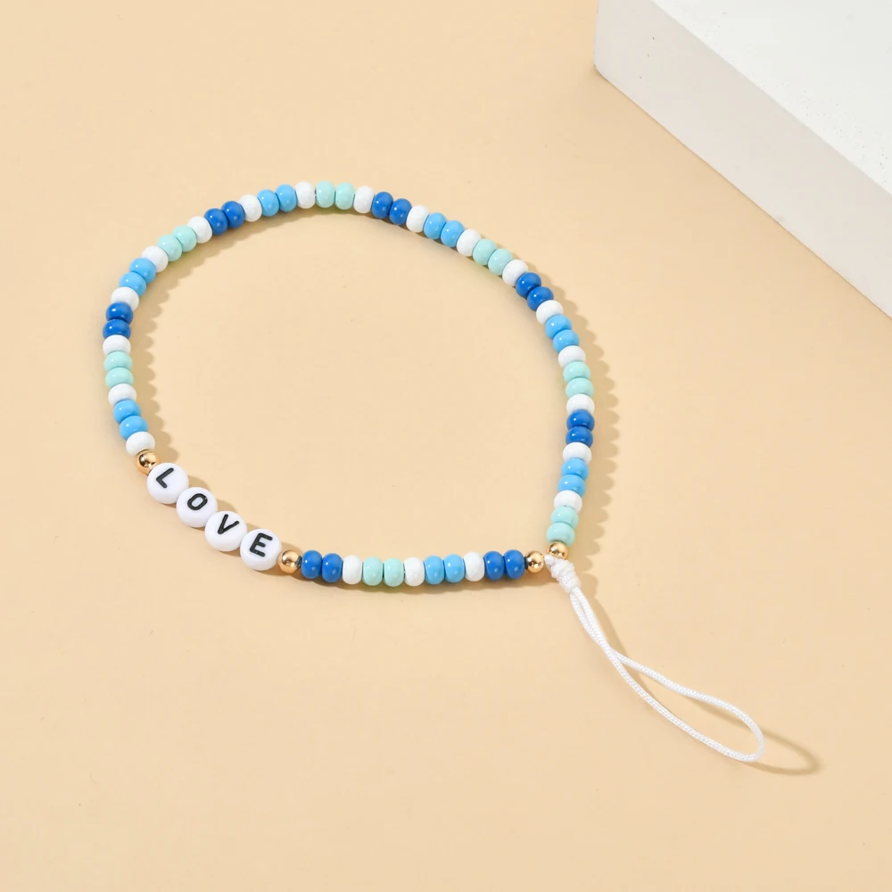 ZMZY Новый мобильный телефонный ремешок-петля Цветной оберег веревки DIY чехол для сотового телефона, висячий шнур для женщин Летняя бижутерия.