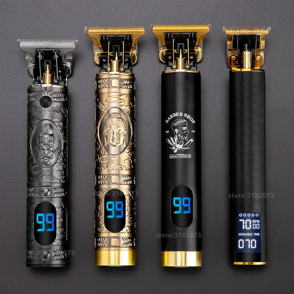 

Hair Trimmer For Man USB Rechargeable T-Outliner LCD Hair Clipper Barber Shop Men's Shaver Trimmer Beard Hair Cutting Machine