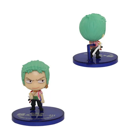 One Piece Аниме Луффи Зоро Мияк Ace курильщик ПВХ фигурка новый мир игрушка 5 см|Игровые