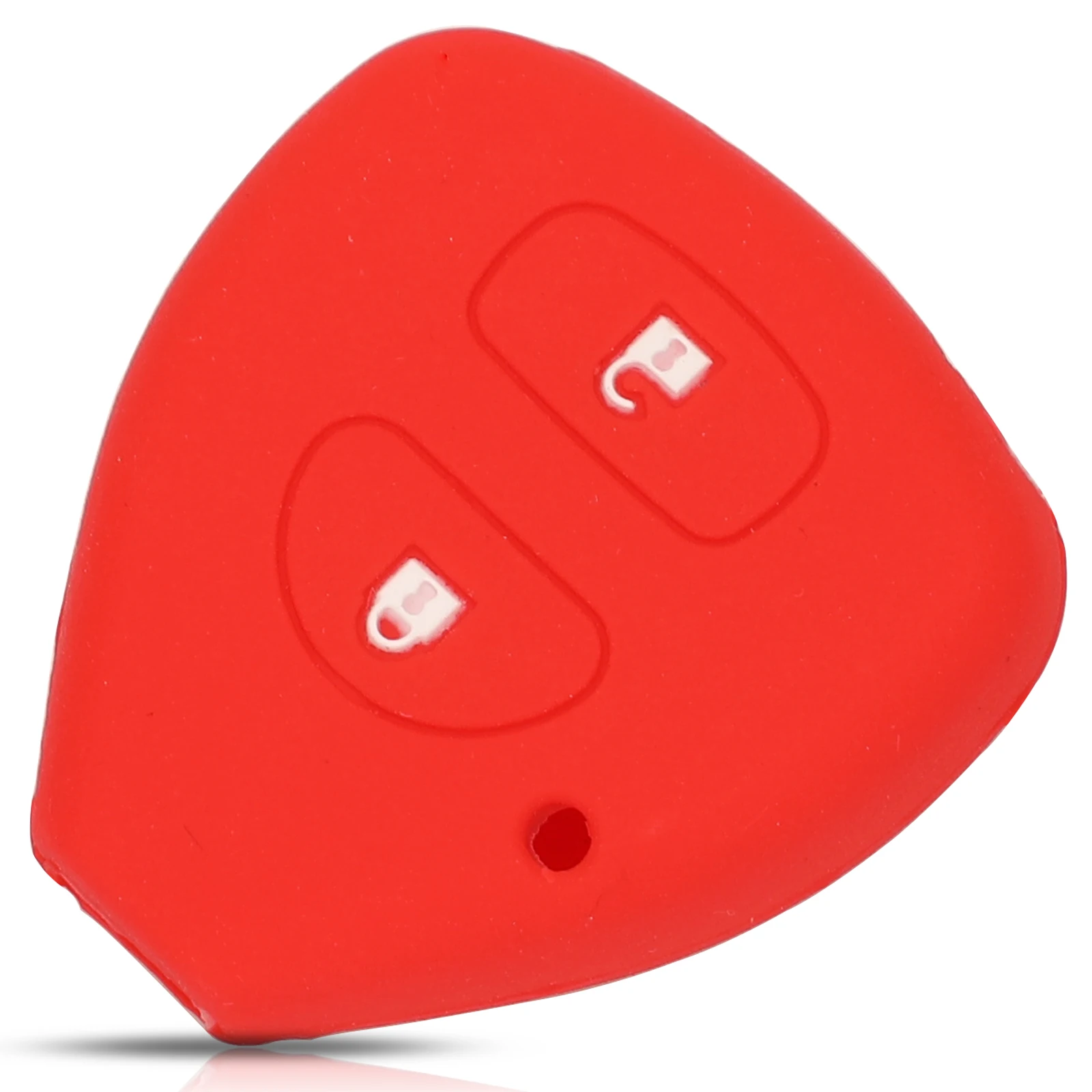 jingyuqin New 2 Buttons Silicone Key Case Shell Cover For TOYOTA Corolla Hilux Vitz Rav4 Aqua Camry | Автомобили и мотоциклы