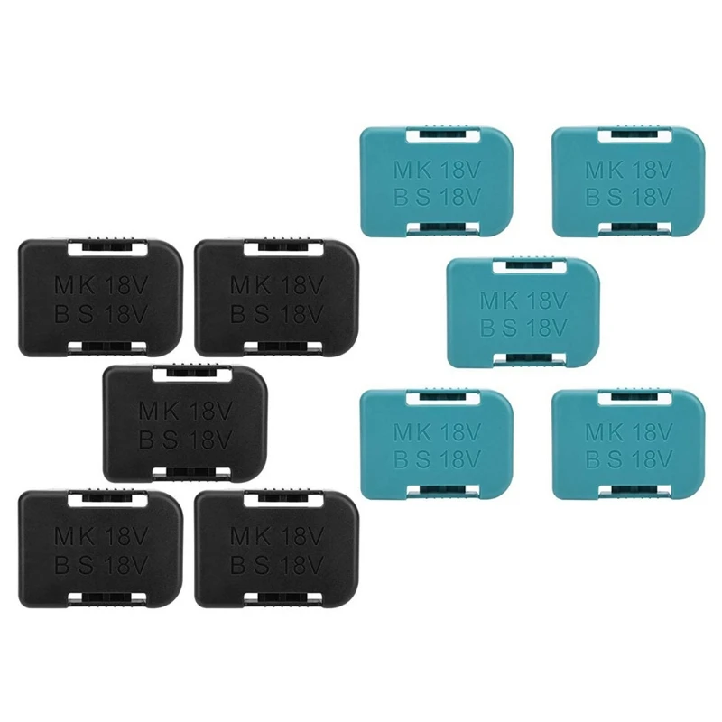 594a 5pcs battery storage rack battery holder case black，blue for 18v fixing devices free global shipping