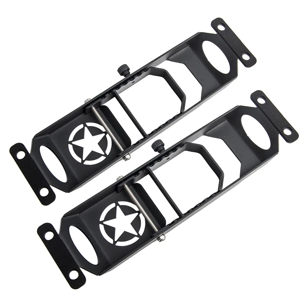 

2 шт., складные ножные педали для Jeep Wrangler JK JL 07-17