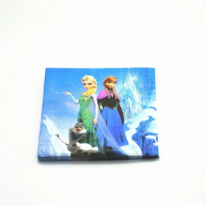 70 шт./лот украшения для дня рождения Снежная королева замороженная Анна