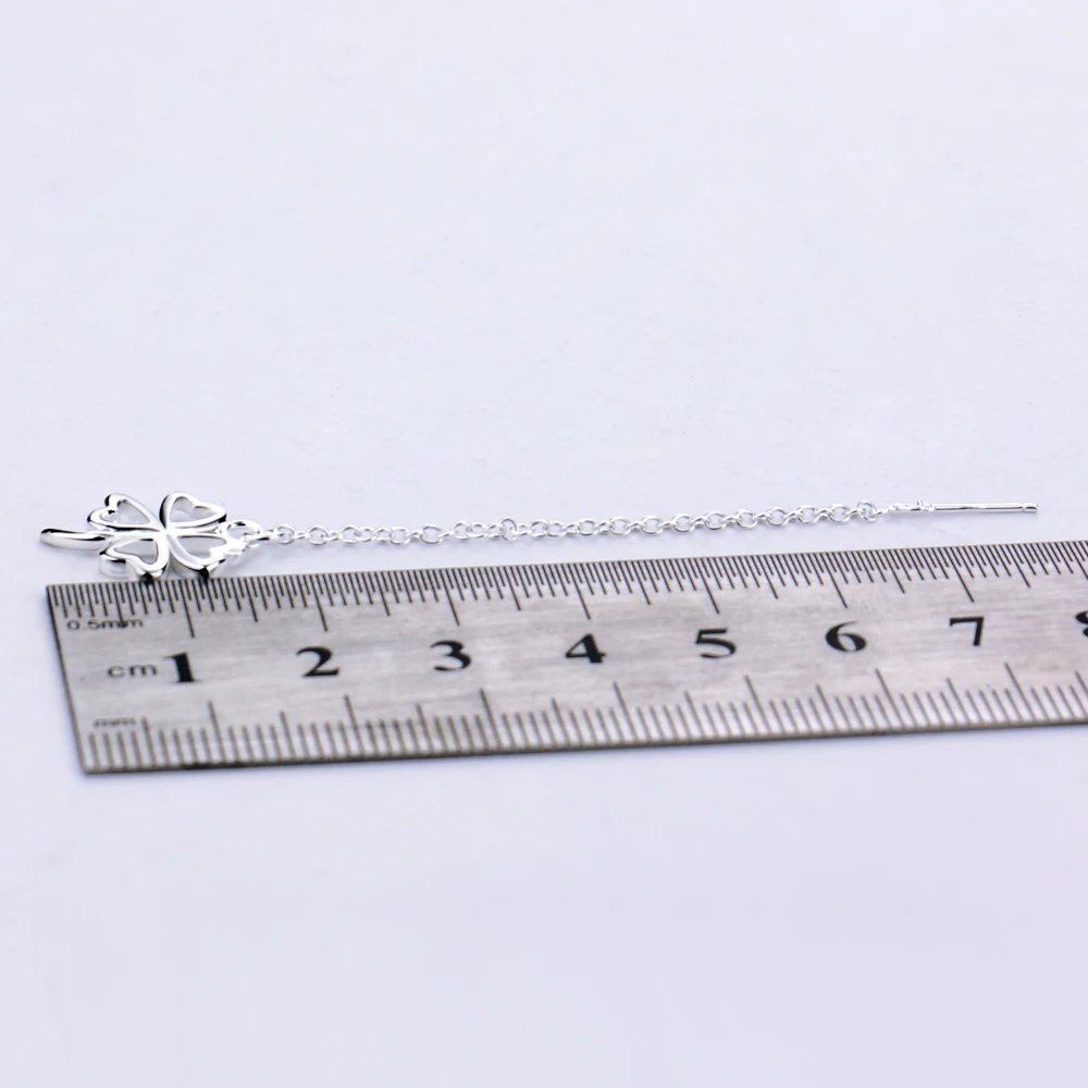 Минималистичные женские 925 стерлингового серебра серьги-гвоздики в виде