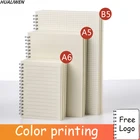 Блокнот на спирали А5А6В5, Обложка для тетради в точку, без косточек, записная книжка, скетчбук, школьные принадлежности, Канцтовары