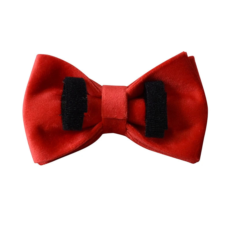 Красный ошейник персонализированная бархатная хлопковая качественная ткань для