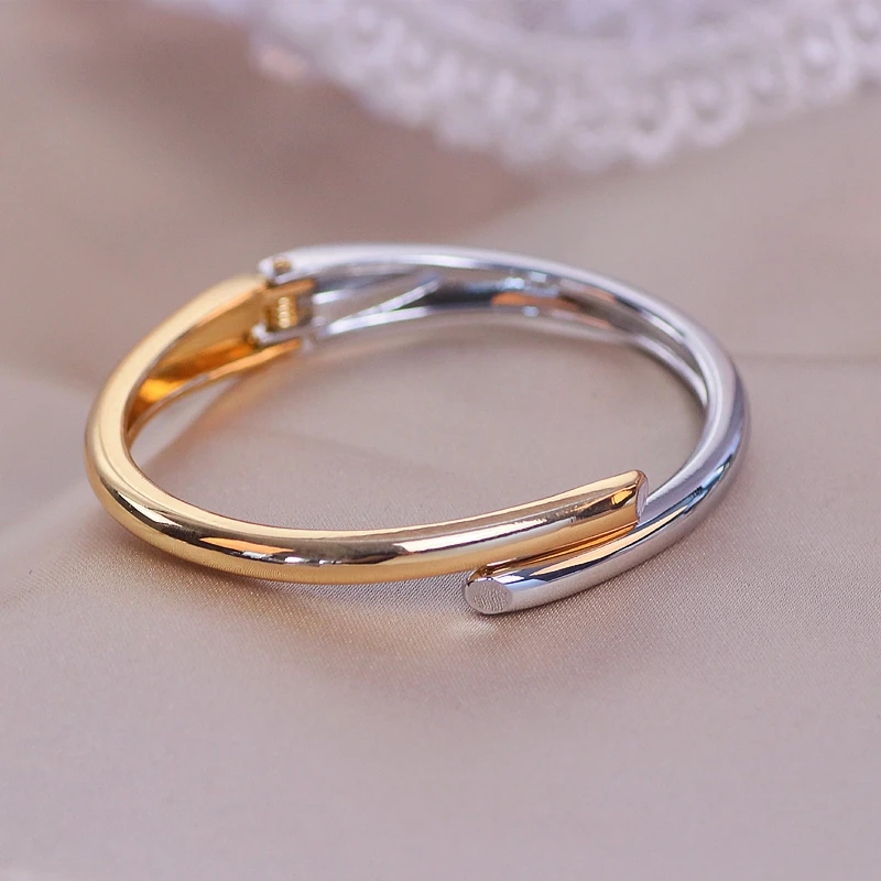 Модные женские браслеты и браслеты-манжеты со стразами цвета розового золота