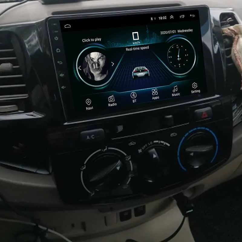 Автомагнитола для 2008-2015 Fortuner HILUX Pickup мультимедийный стерео DVD-плеер на платформе