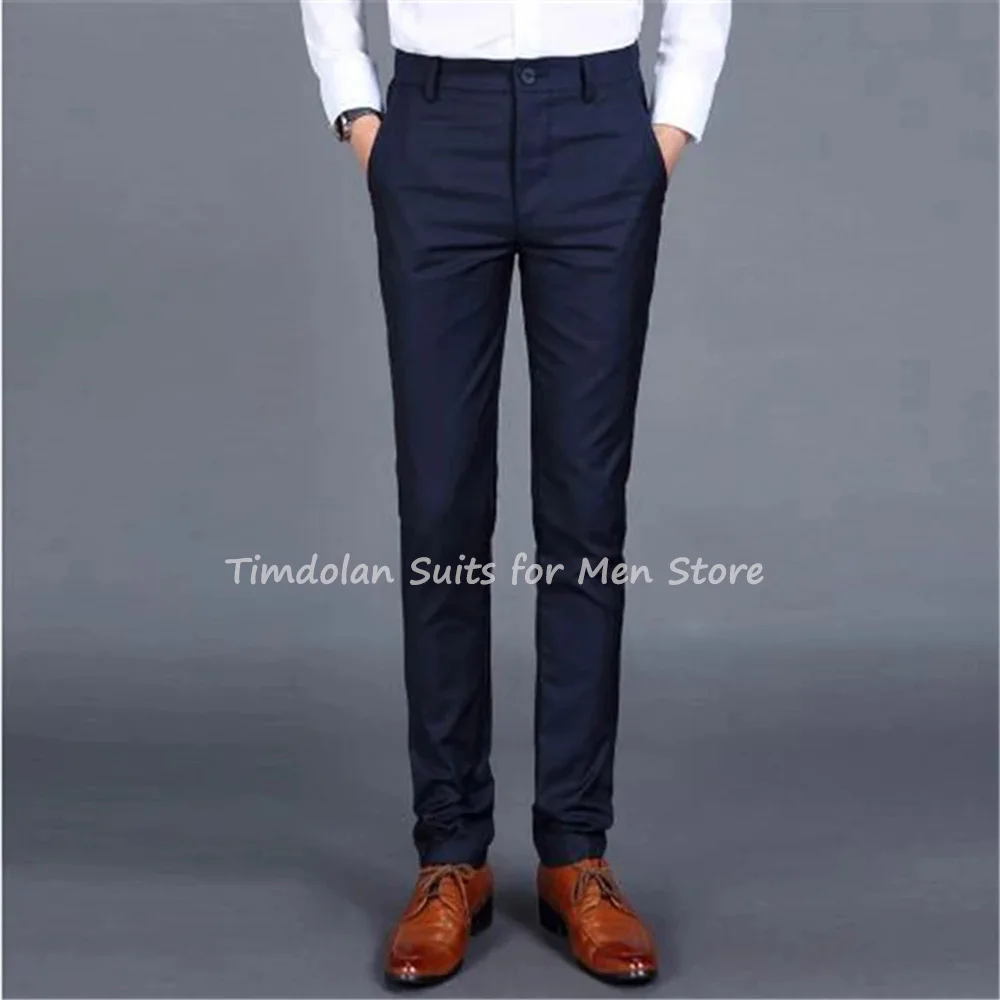 

Black Gray Navy Blue Khaki Men's Pants Suits Business Men's Trousers Wedding Pants Custom Made Men Suits Tailored ONLY ONE Pants