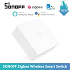SONOFF SNZB-01 Zigbee Беспроводной смарт-переключатель умный дом уведомления о низком заряде батареи в приложении eWeLink IFTTT работа с SONOFF ZBBridge