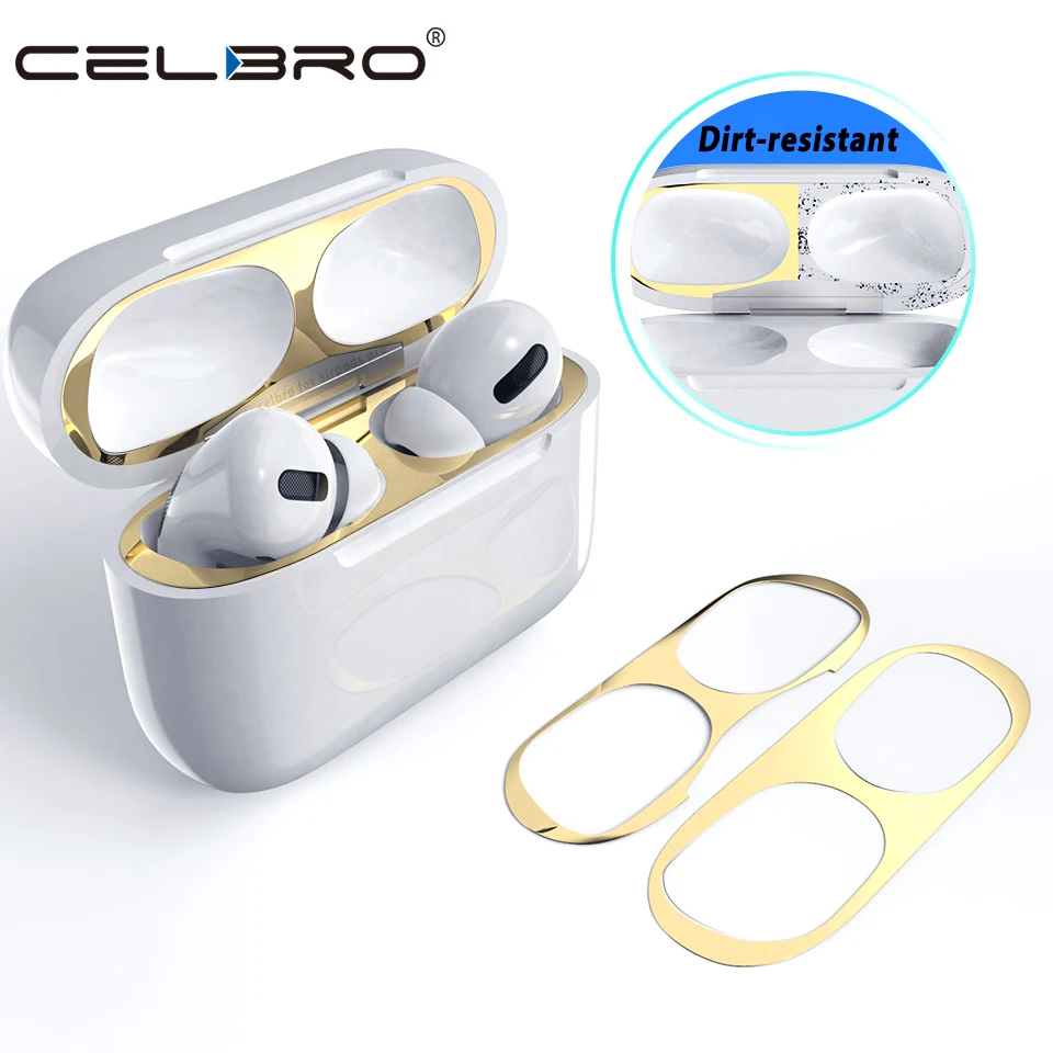 Пылезащитная наклейка с цветным покрытием для AirPods Pro беспроводная Защитная