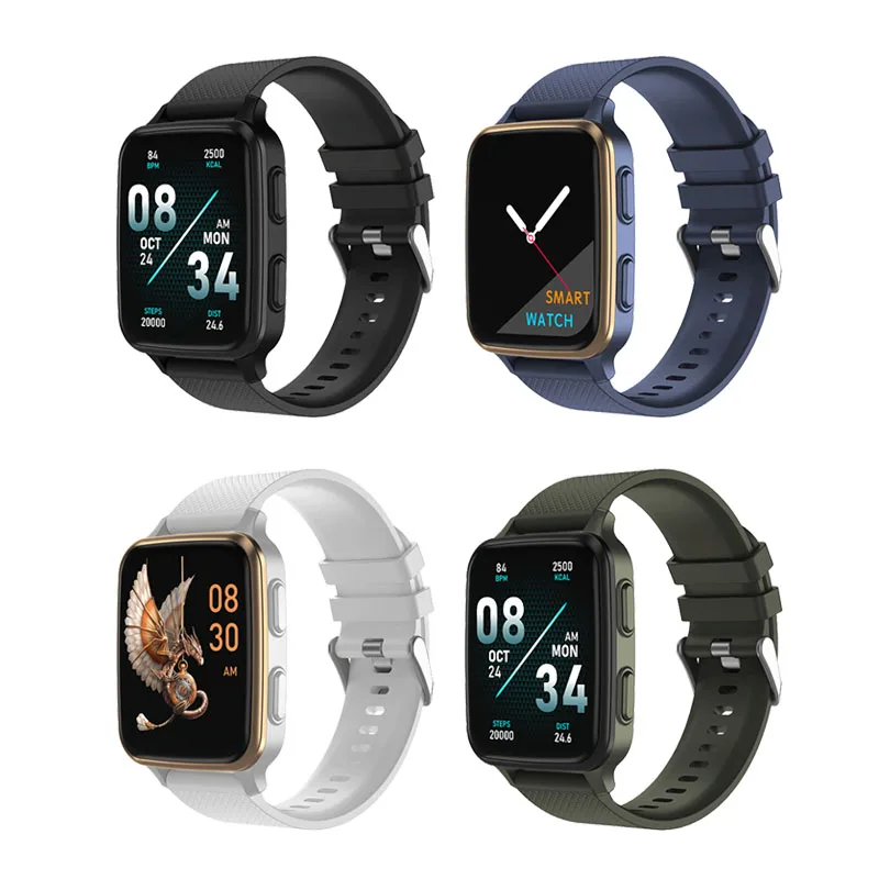 

1.69 Inches Sport Watch 350Mah Body Temperature Blood Oxygen Heart Rate Monitoring Gps Smart Watch Pedometer Waterproof 240*280