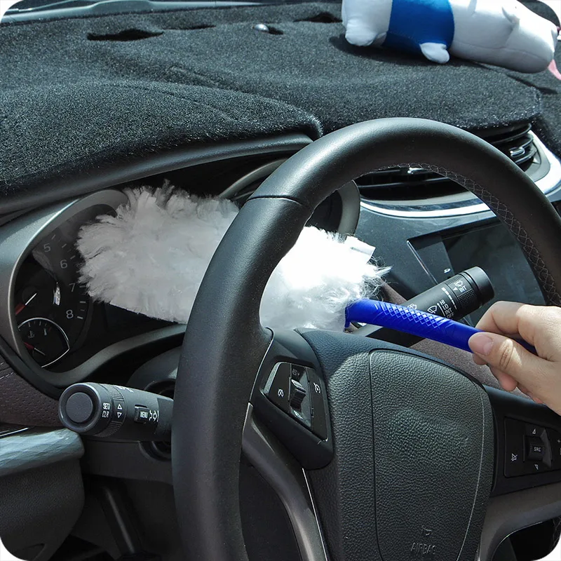 1 набор складной Анти-статический мягкая микрофибра кисть с заменить ткань для