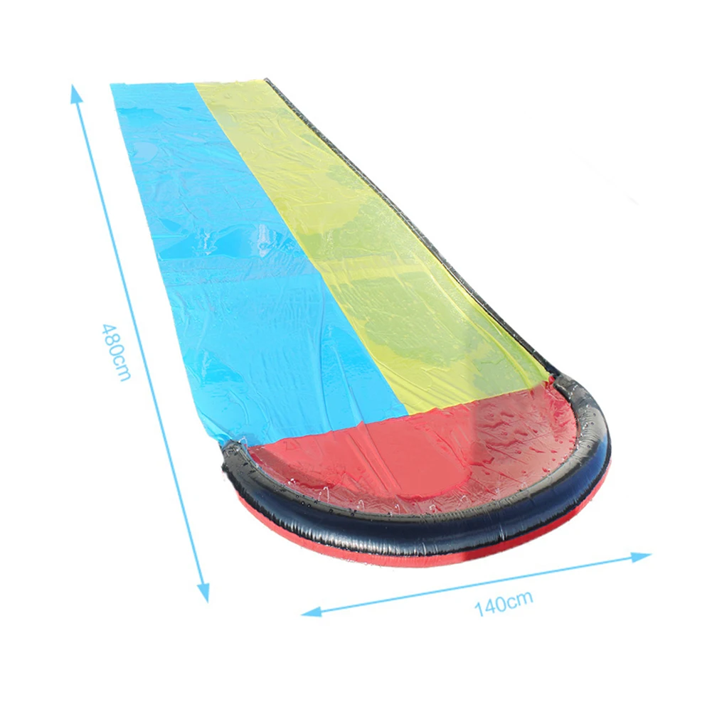 Детские водные горки развлекательные для сада и пляжа двойные полосы из ПВХ