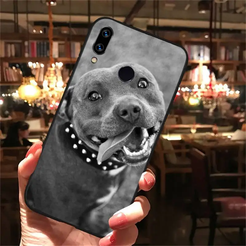 

Pit bull dog animal Phone Case For Xiaomi Redmi note Mi Huawei honor P smart 8 9 10 S T 20 30 40 lite Pro x
