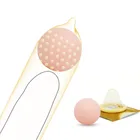 Интимные игрушки для мужчин, аксессуар для презерватива, удлинитель пениса, силиконовый шарик, кольцо на пенис, задержка эякуляции для пениса массаж головки, интимные товары