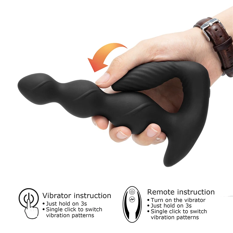 Массажер простаты вибратор для мужчин водонепроницаемый анальный мощный мотор 7