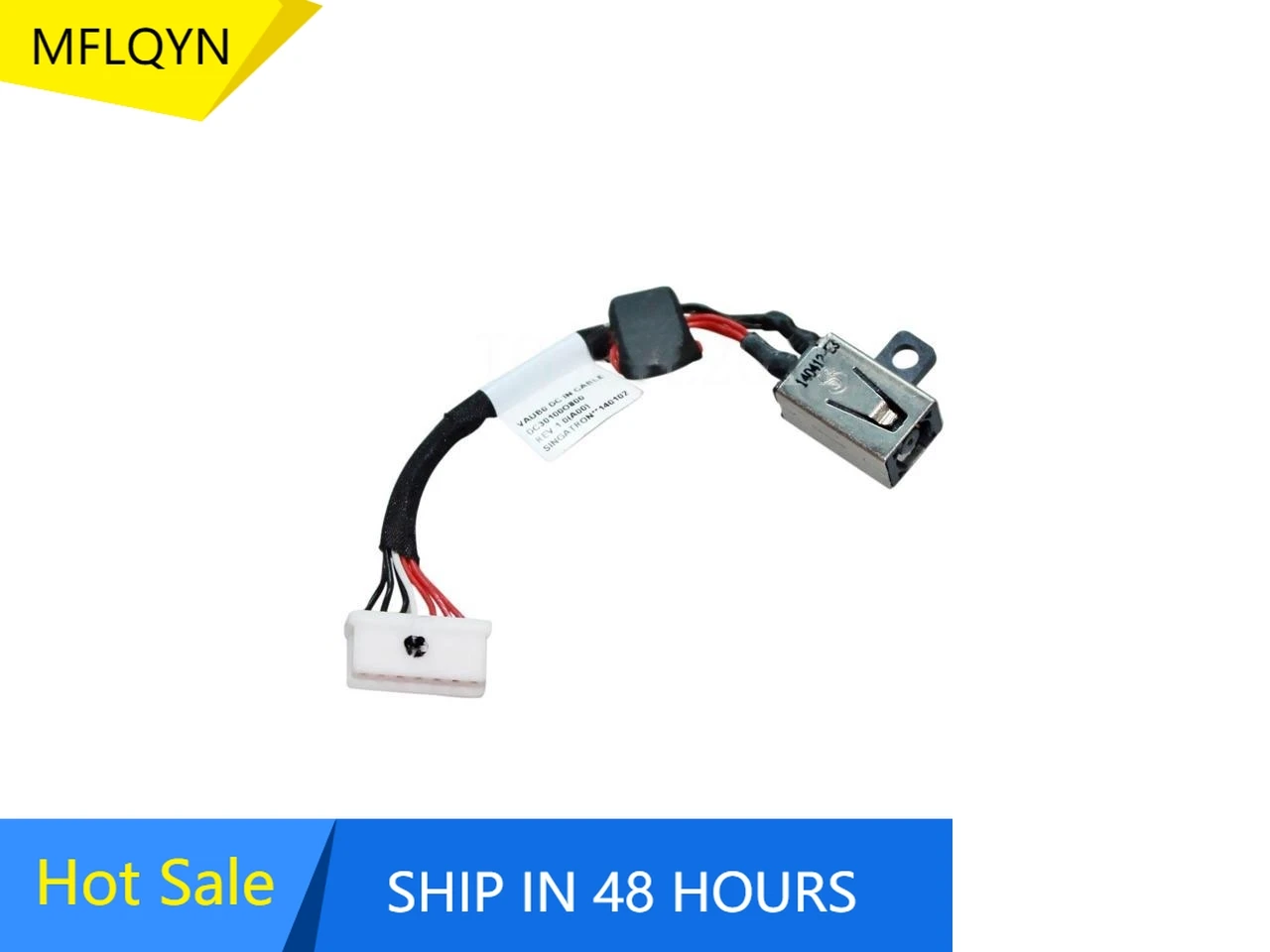 

New AC DC Jack Power Plug In Charging Port Connector Socket with Wire Cable Harness for Dell XPS 15 9560