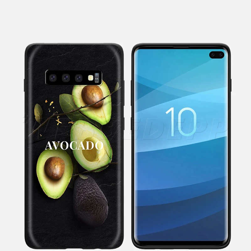 Webbedepp вкусный авокадо чехол для samsung Galaxy S7 S8 S9 S10 Edge Plus Note 10 8 9 A10 A20 A30 A40 A50 A60 A70