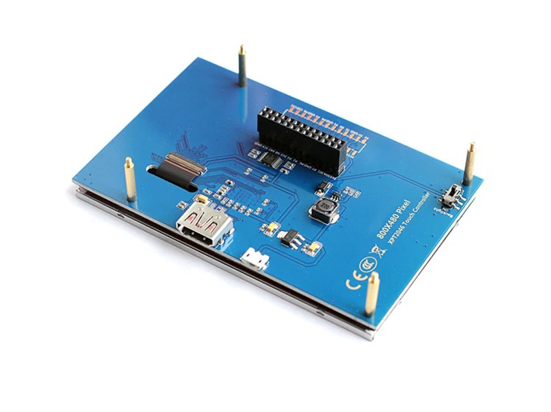 [HFSECURITY] 5 дюймов 800*480 Сенсорный ЖК дисплей Экран для Raspberry Pi 2 + B 2B Портативный