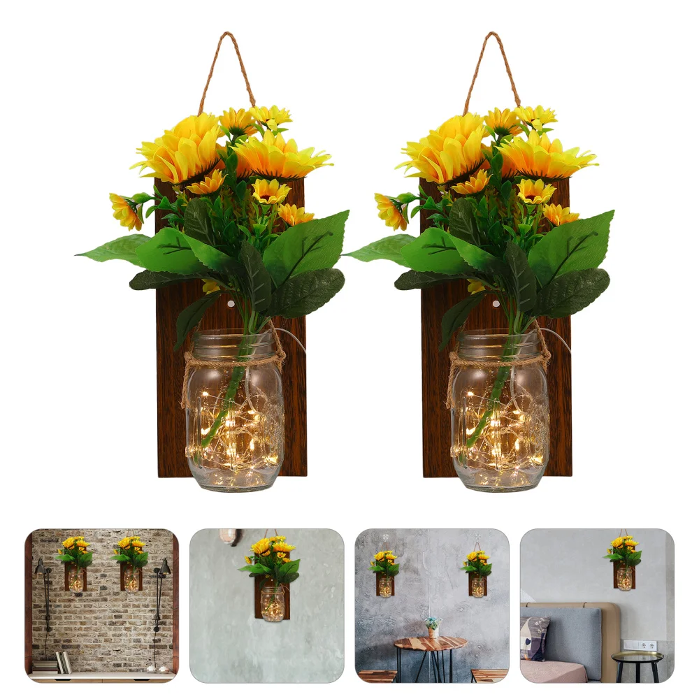 

2 Sets Pretty Hanging Light Decorative Wall Decorations