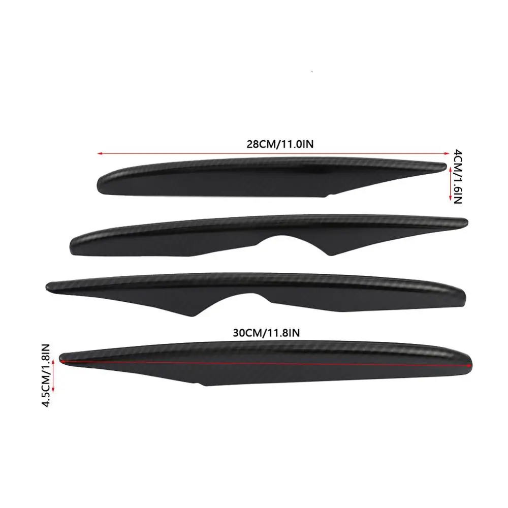 4 шт. передние противотуманные фасветильник из углеродного волокна для Mercedes Benz GLC