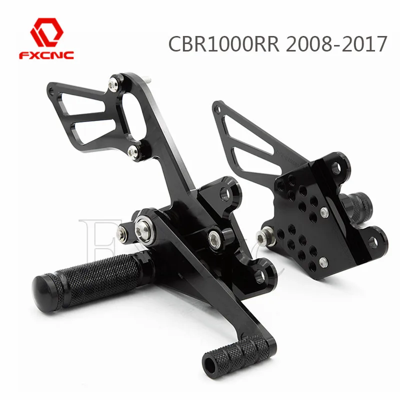 CNC алюминиевый мотоцикл Rearset задний Набор Подножки педаль Подножка для HONDA CBR1000RR CBR