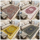 Домашний персидский коврик с узором коврик в турецком стиле нескользящий декоративный коврик для гостиной ковры для кровати