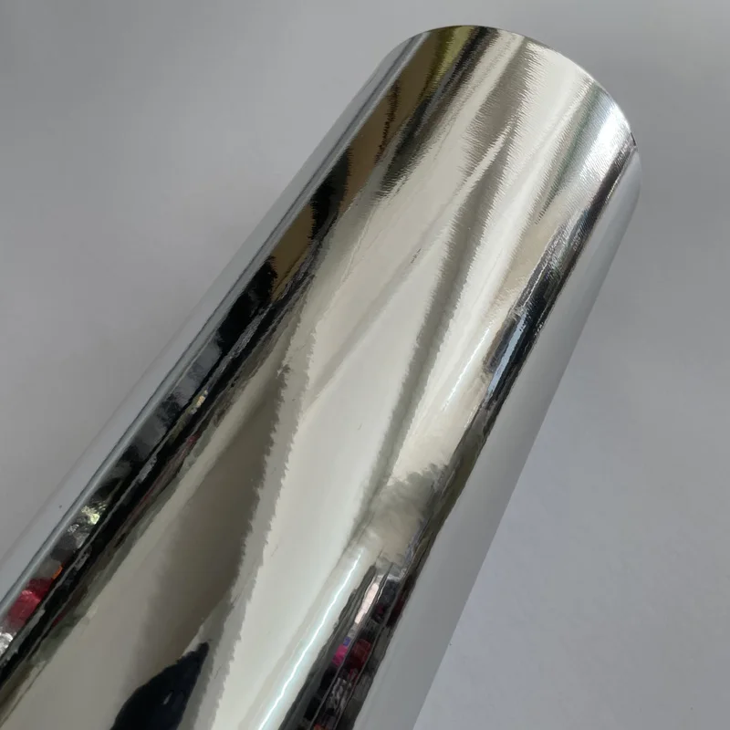 

Гибкая Виниловая пленка с высоким растяжением, самоклеящаяся пленка в рулоне серебристого цвета с зеркалом, 10/20/30/40/50x152 см