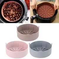 air fryer accessories non stick silicone baking pot cake baking tray pan for airfryer air fryer accessories non stick silicone